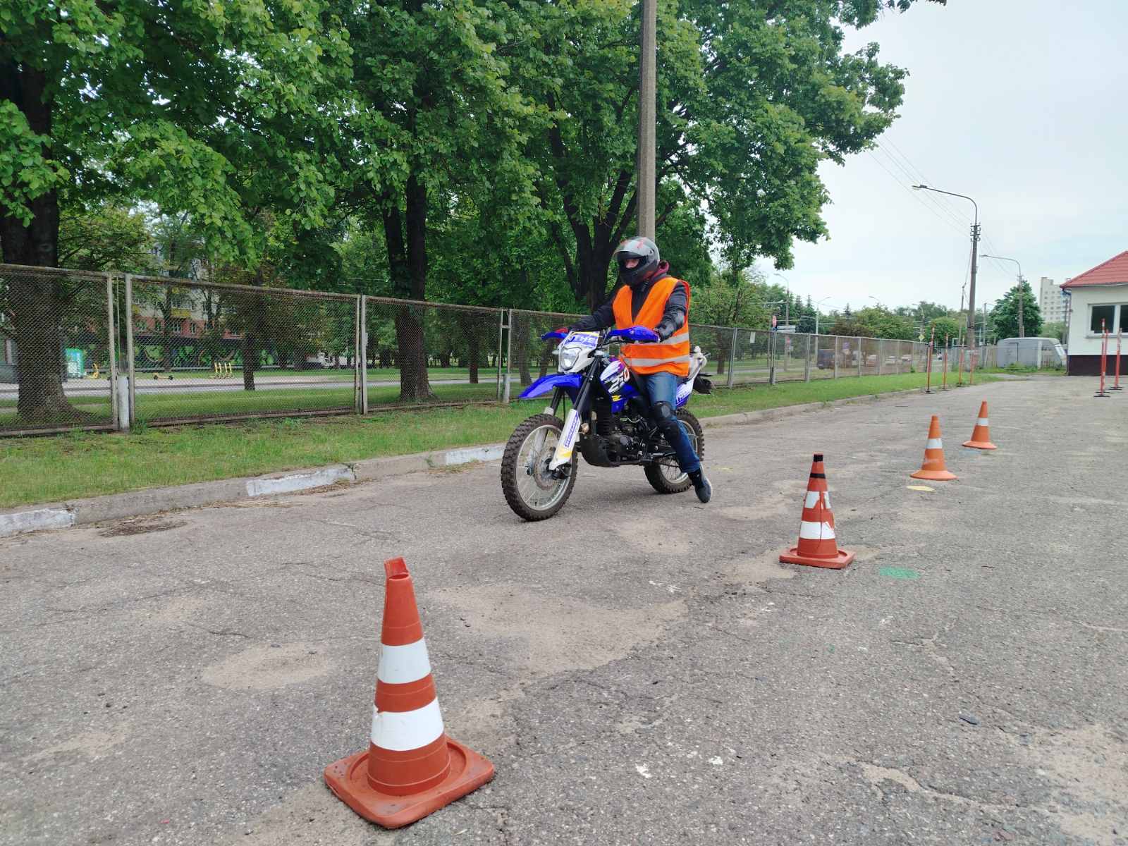 Обучение вождению на мотоцикле