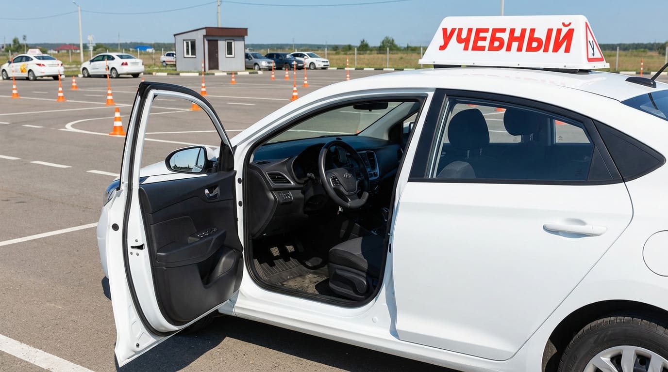 Современный учебный автомобиль в автошколе