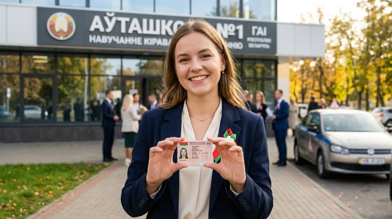 Момент получения водительского удостоверения
