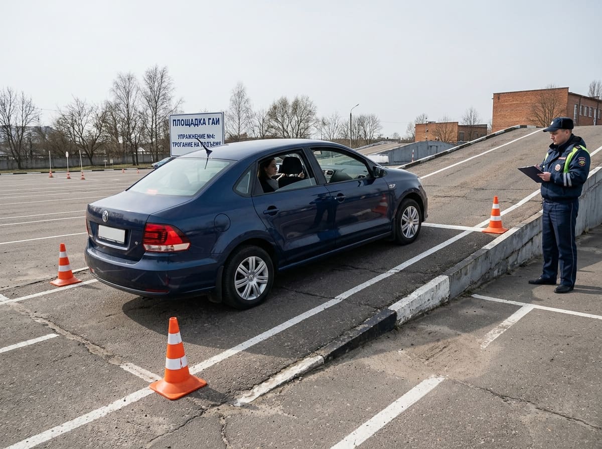Автомобиль на подъёме
