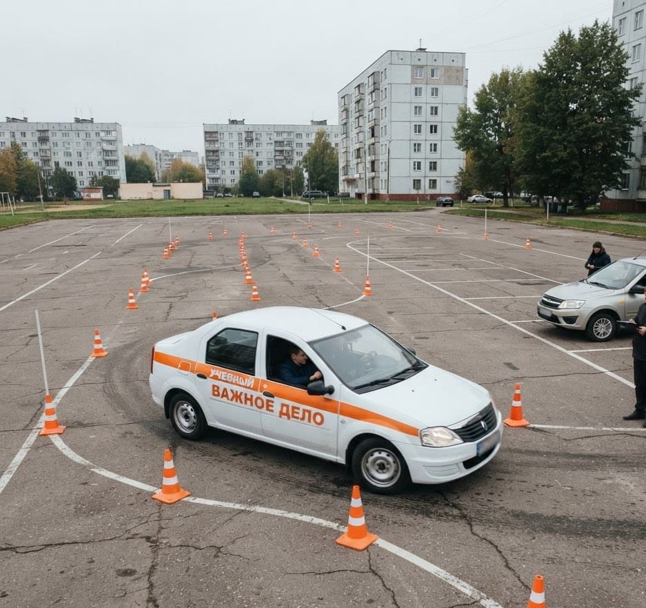 Как сдать площадку в ГАИ?