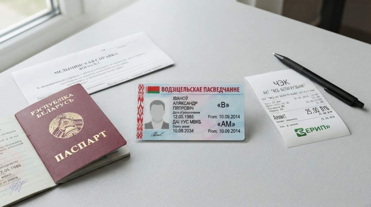 Потерял водительское удостоверение: как восстановить права в Беларуси